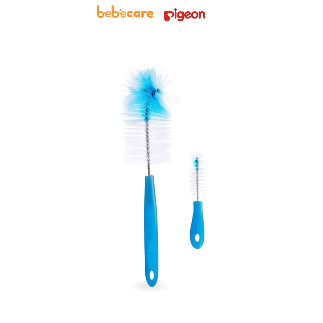 Pigeon (1080)-Cây Súc Rửa Bình Sữa Và Núm Ti Pigeon (2 In 1)